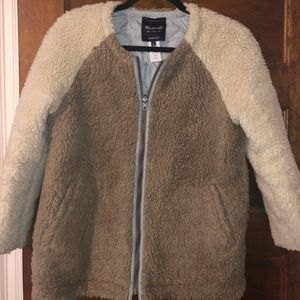 Madewell Reversible Sherpa/Quilted Jacket
